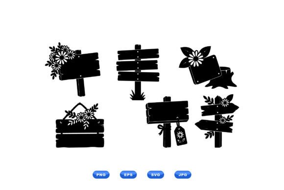 Download Rustic Floral Signage Clipart - Floral Collection