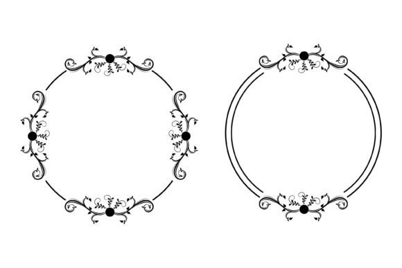Download Cute Floral Frame Shape Design - Floral Collection