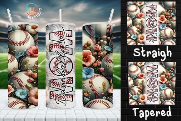 Download Baseball Mom Floral Tumbler,Gift for Mom - Floral Collection