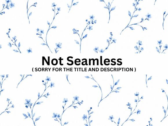 Download Minimal Blue Vine Floral Pattern - Floral Collection