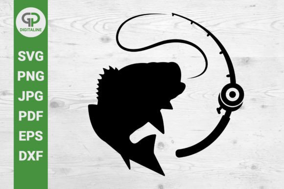 Download Bass Fishing SVG Fishing Rod SVG - Fishing rod Collection
