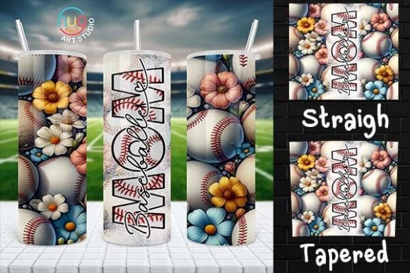 Download Baseball Mom Floral Tumbler,Gift for Mom - Floral Collection