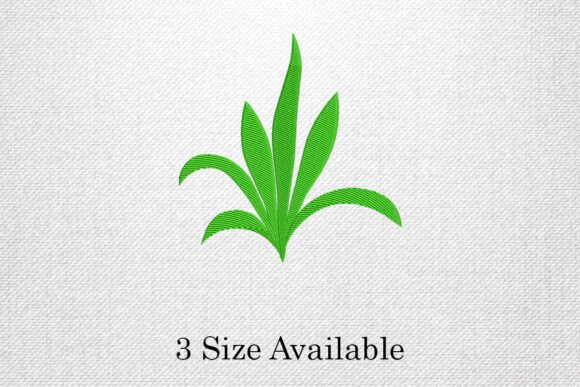 Download Green Leaf Minimal Plant Embroidery Desi - Plant Collection