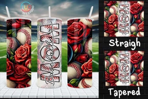 Download Baseball Mom Floral Tumbler,Gift for Mom - Floral Collection